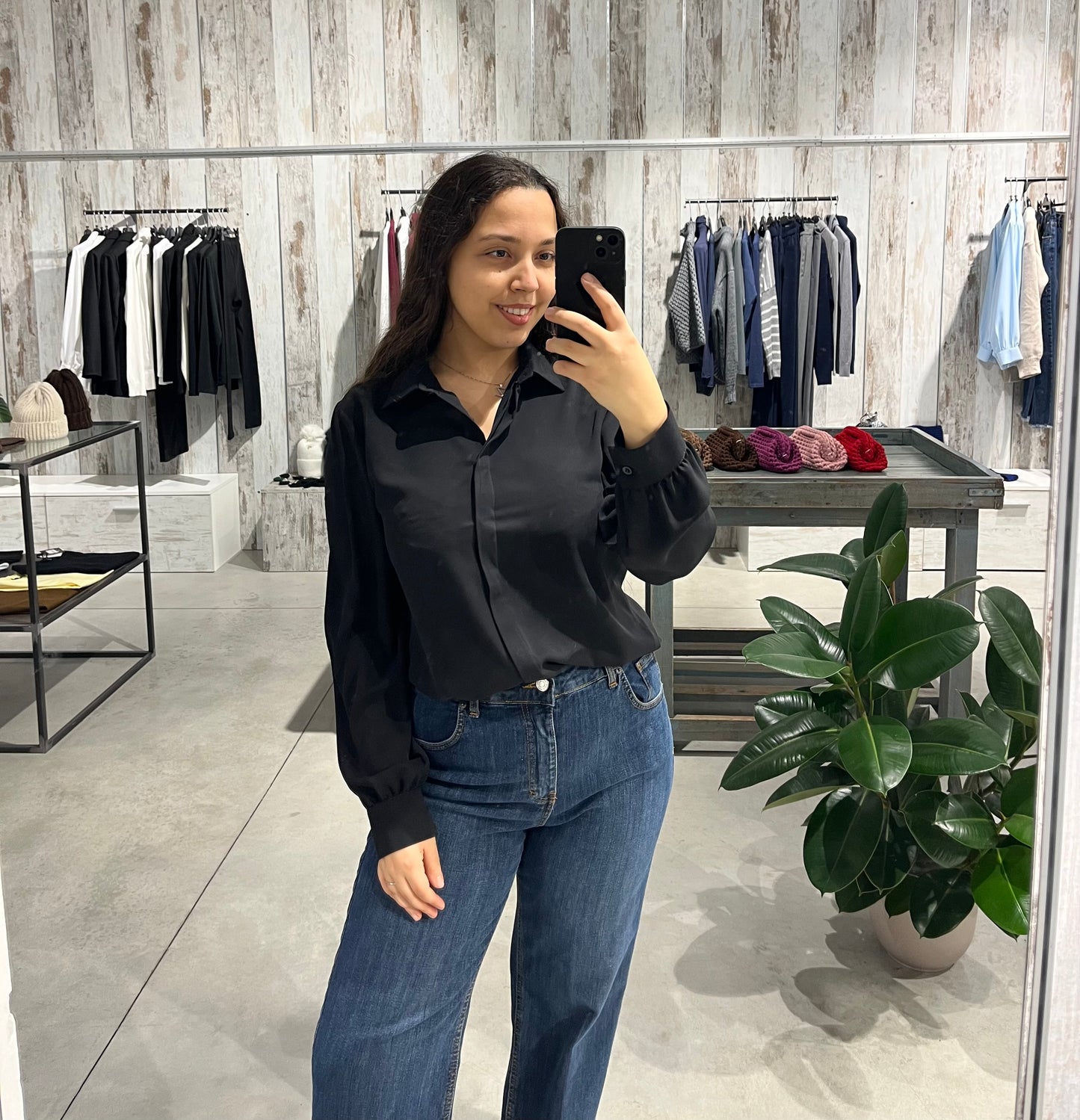 Camicia elegante nera - Altamira Milano