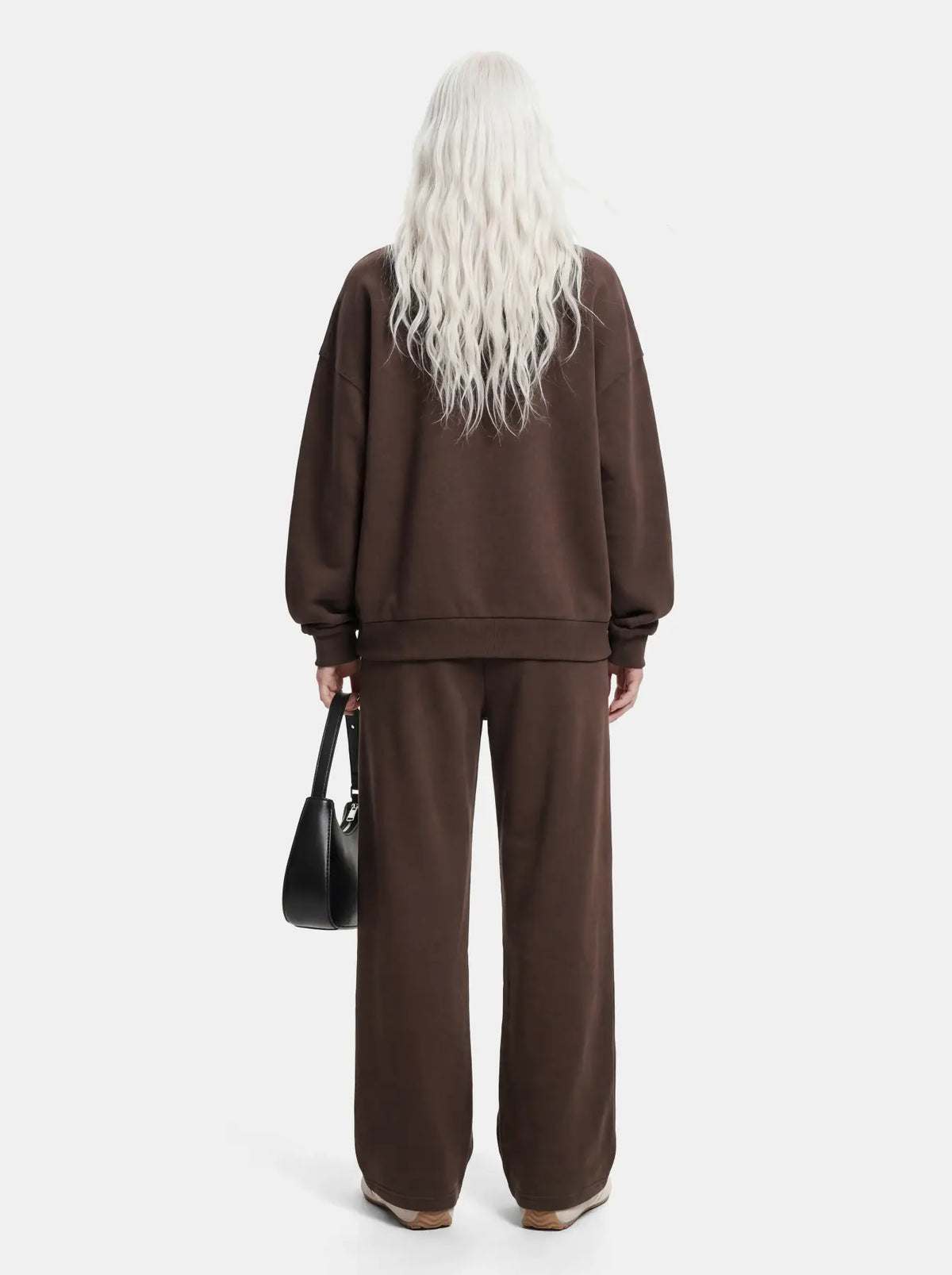Pantalone tuta Chilli marrone - Pieces