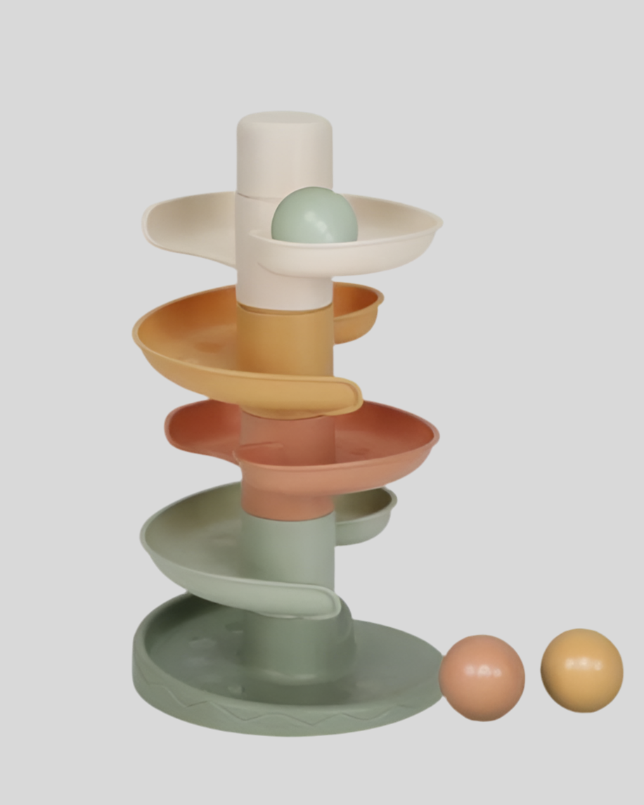 Scivolo a spirale con palline Little Farm - Little Dutch