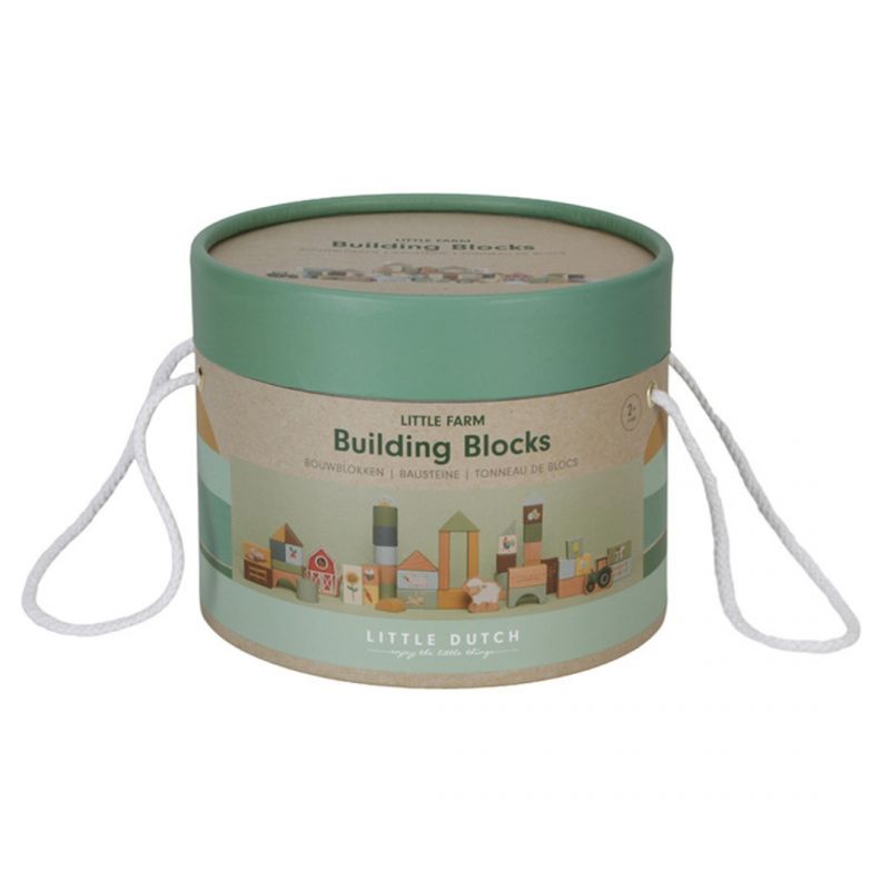 Cubetti da costruzione Little Farm - Little Dutch