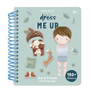 Libro Dress Me Up con Stickers - Little Dutch