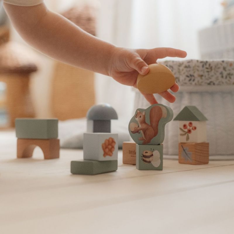 Cubetti da costruzione Forest Friends- Little Dutch
