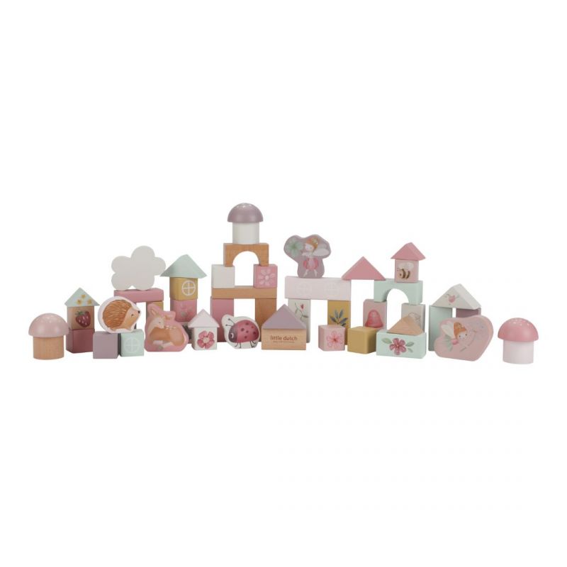Cubetti da costruzione Fairy Garden - Little Dutch
