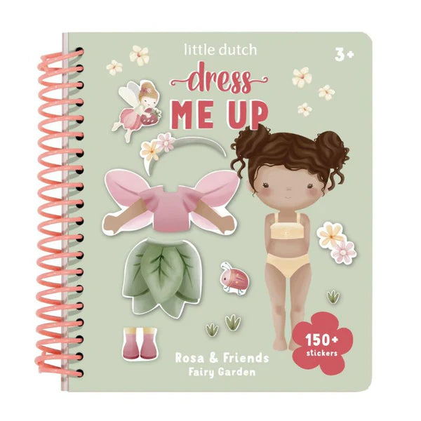 Libro Dress Me Up con Stickers - Little Dutch