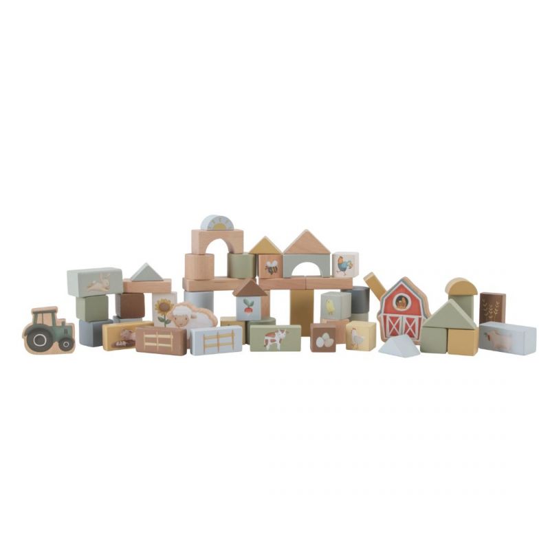 Cubetti da costruzione Little Farm - Little Dutch