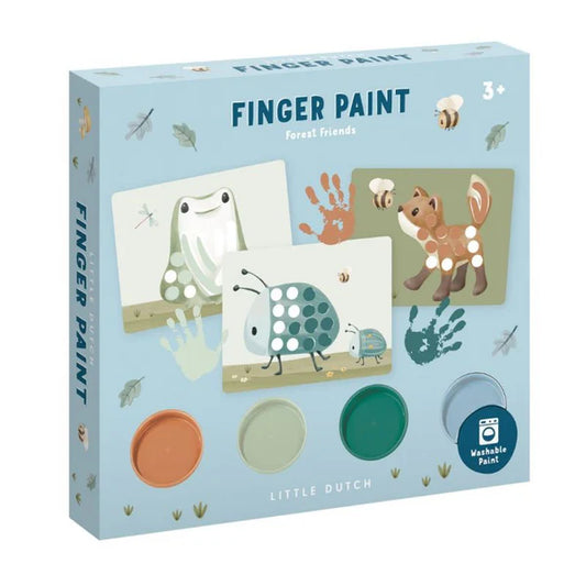 Set pittura con le dita Forest Friends - Little Dutch