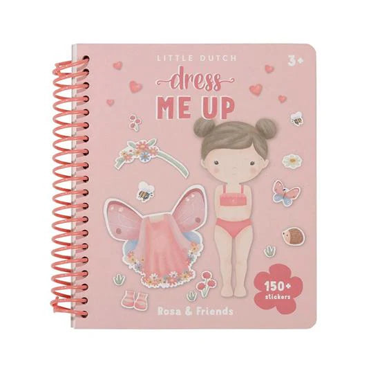 Libro Dress Me Up con Stickers - Little Dutch