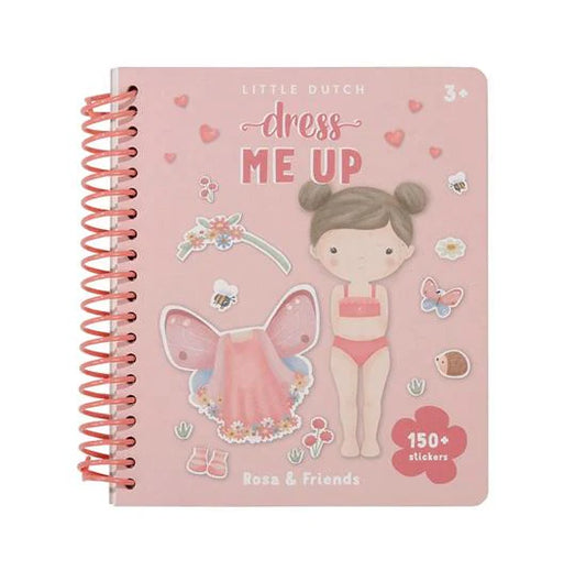 Libro Dress Me Up con Stickers - Little Dutch
