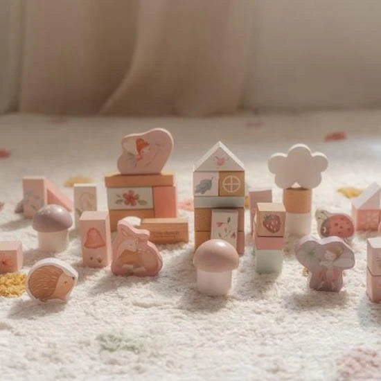 Cubetti da costruzione Fairy Garden - Little Dutch