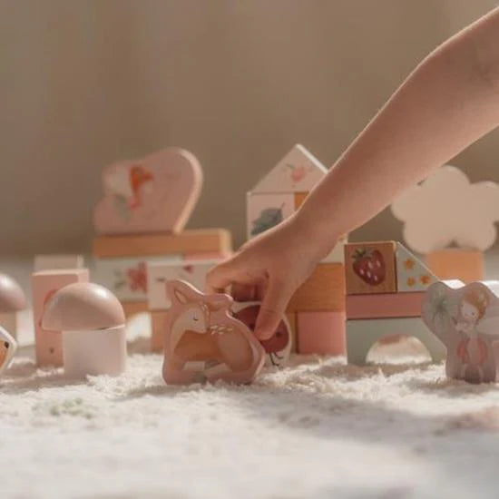 Cubetti da costruzione Fairy Garden - Little Dutch