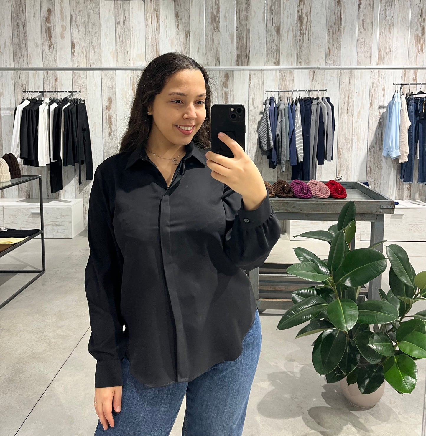 Camicia elegante nera - Altamira Milano