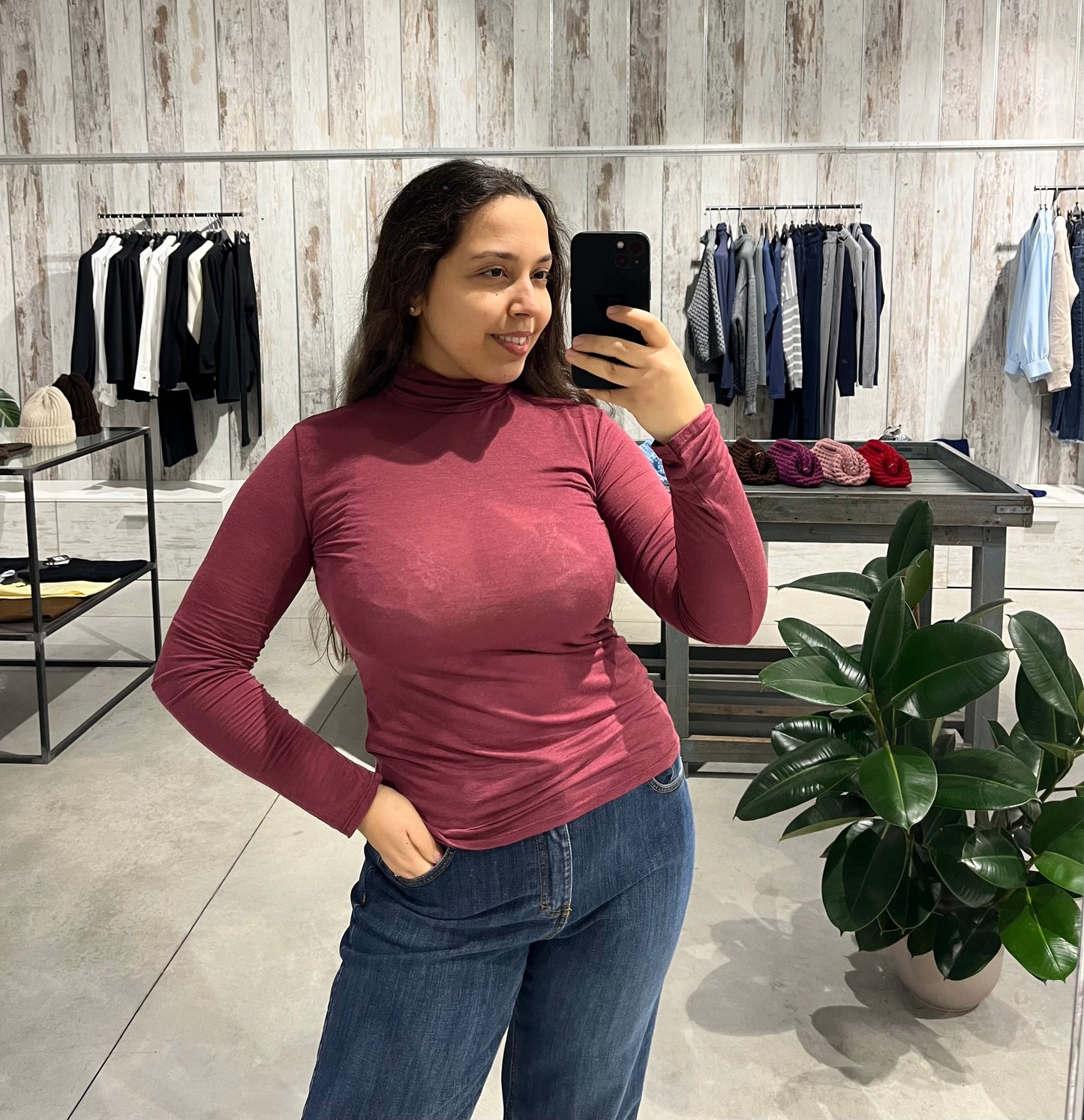 Dolcevita cashmirina bordeaux - Altamira Milano