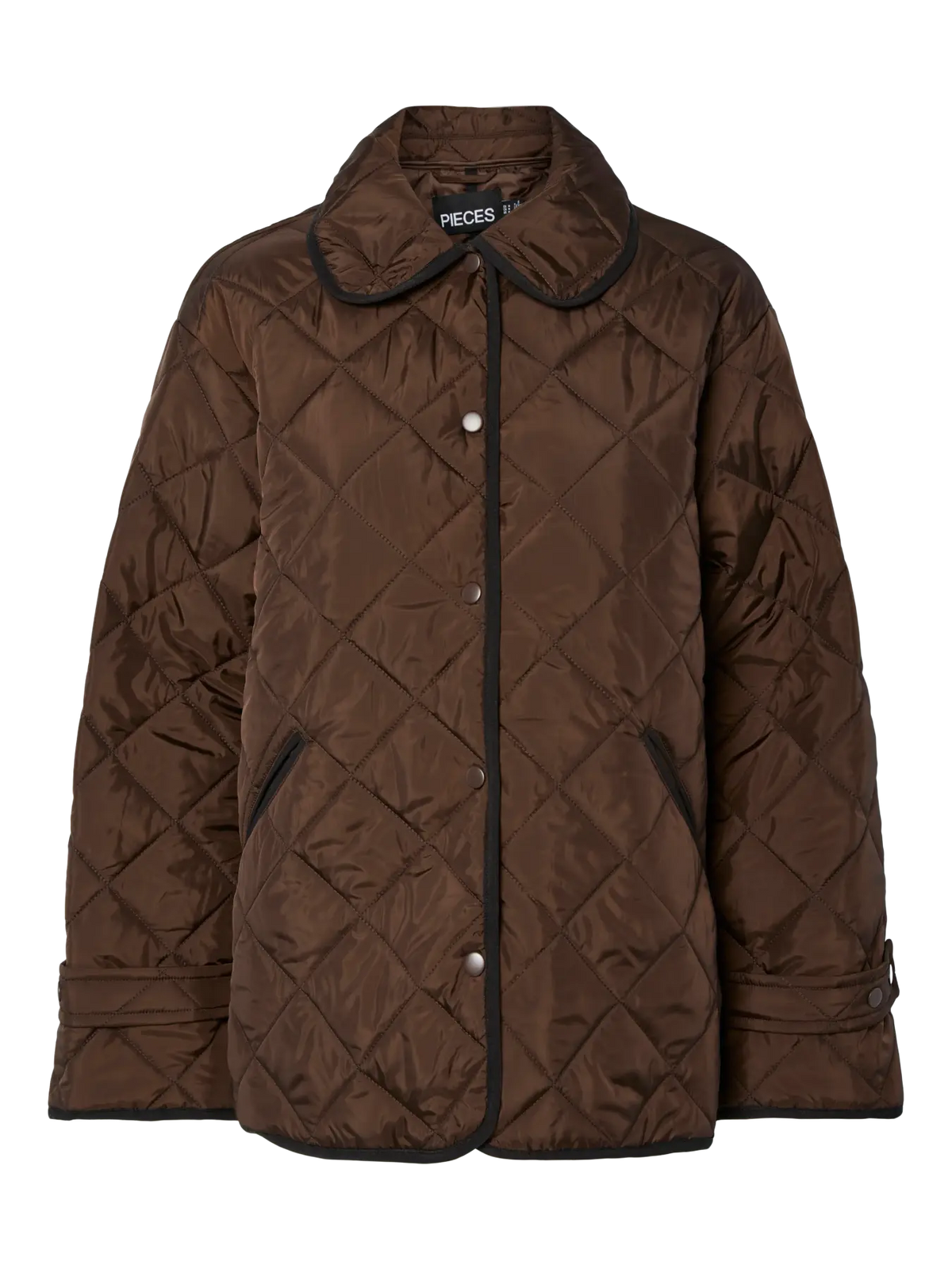 Piumino trapuntato marrone Emily - Pieces