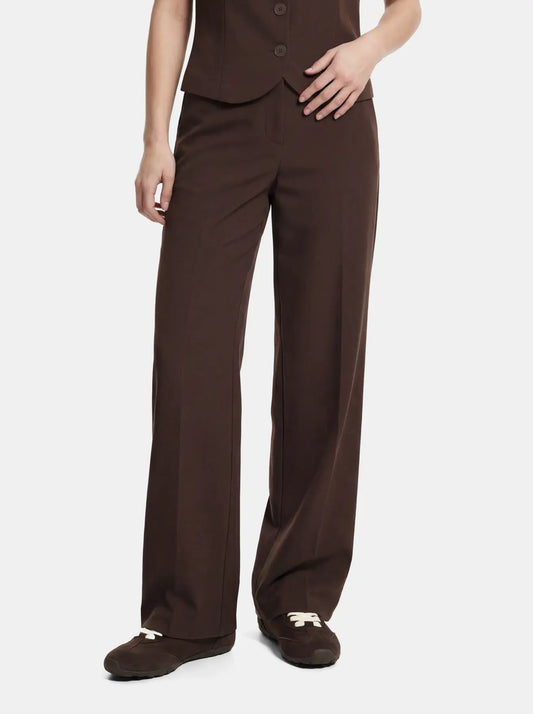Pantalone palazzo Kamil marrone - Pieces