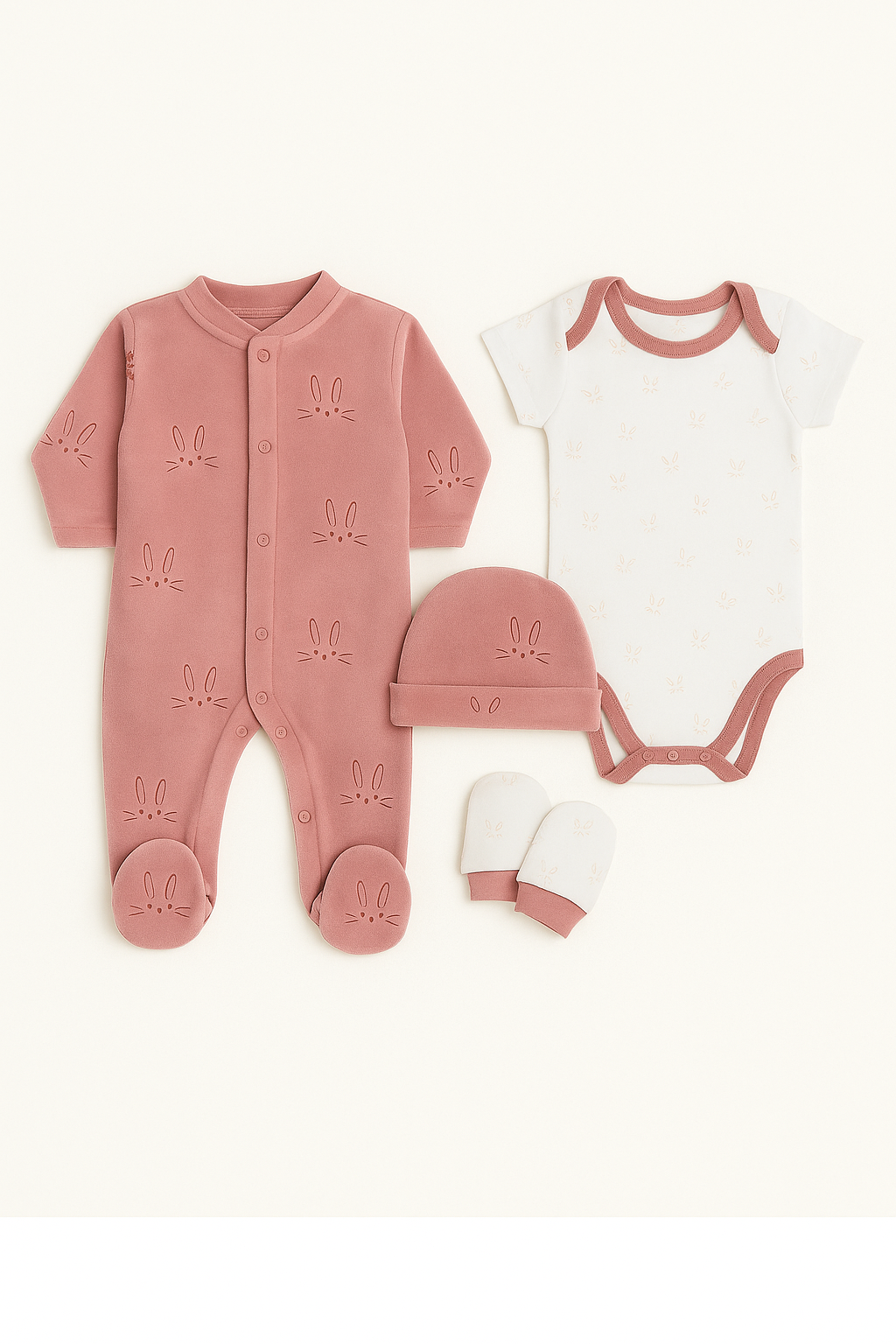 Set regalo rosa neonata - Nazareno Gabrielli