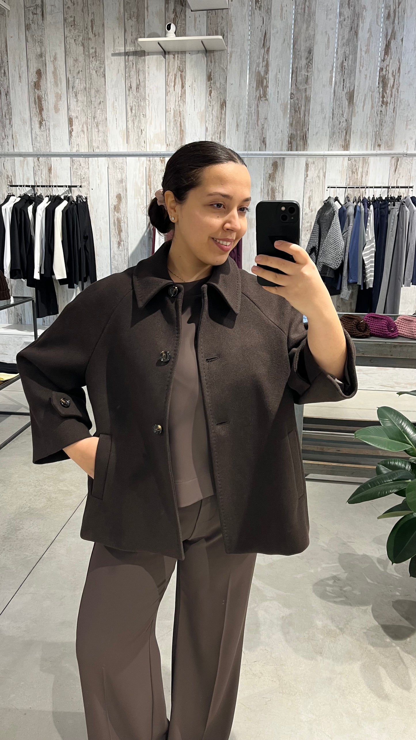 Cappotto corto moro - Altamira Milano