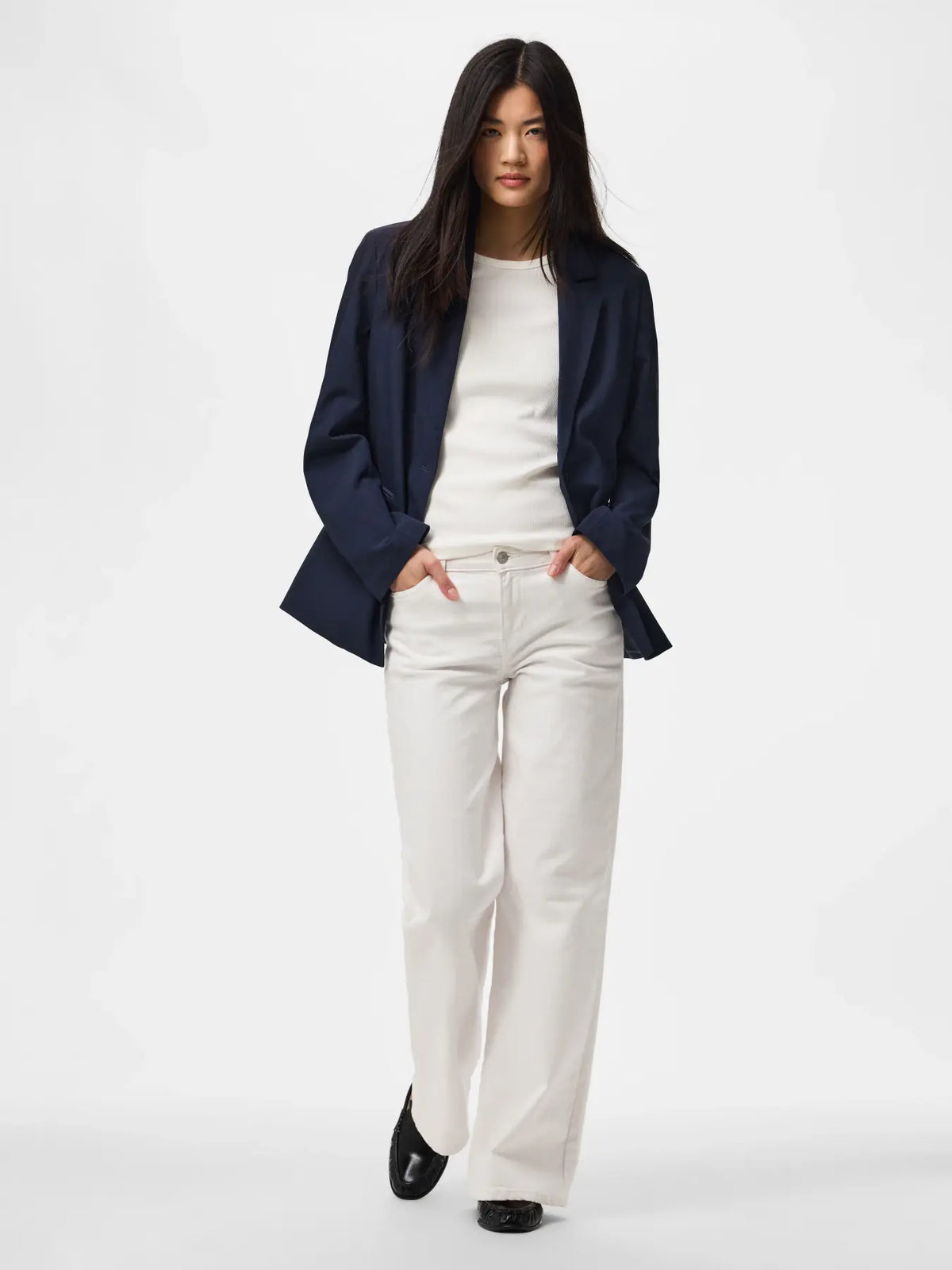 Blazer blu notte Bosella - Pieces