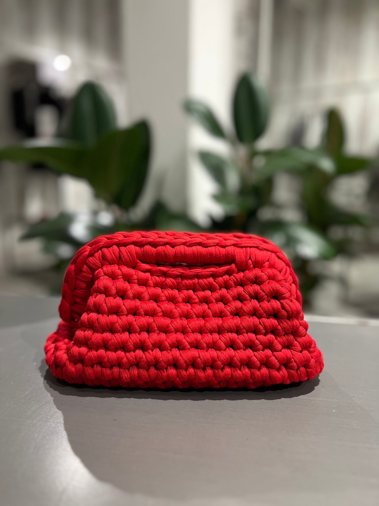 Borsa clutch bag fatta a mano rossa - Global Riouch