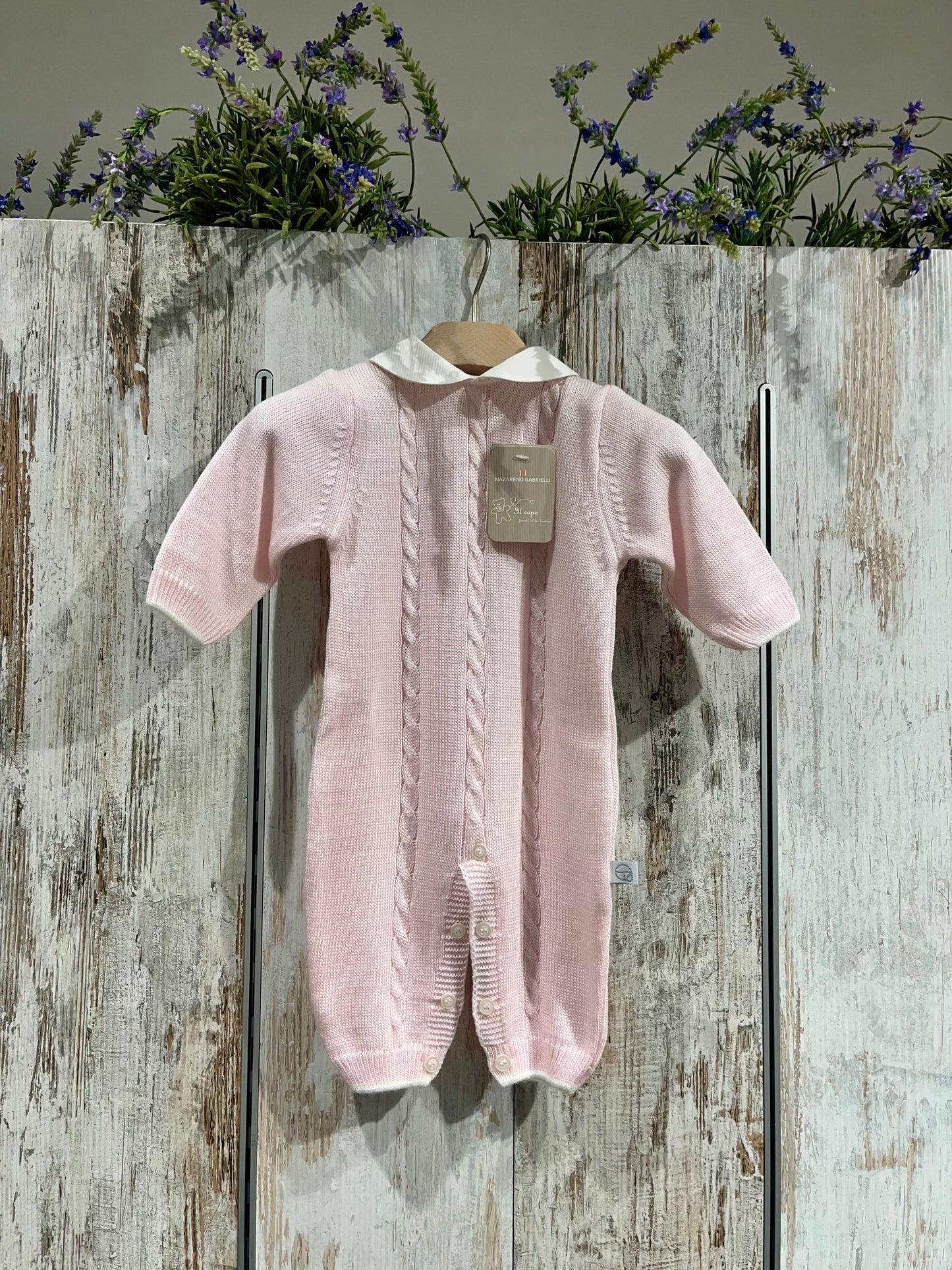 Tutina rosa in maglia - Nazareno Gabrielli