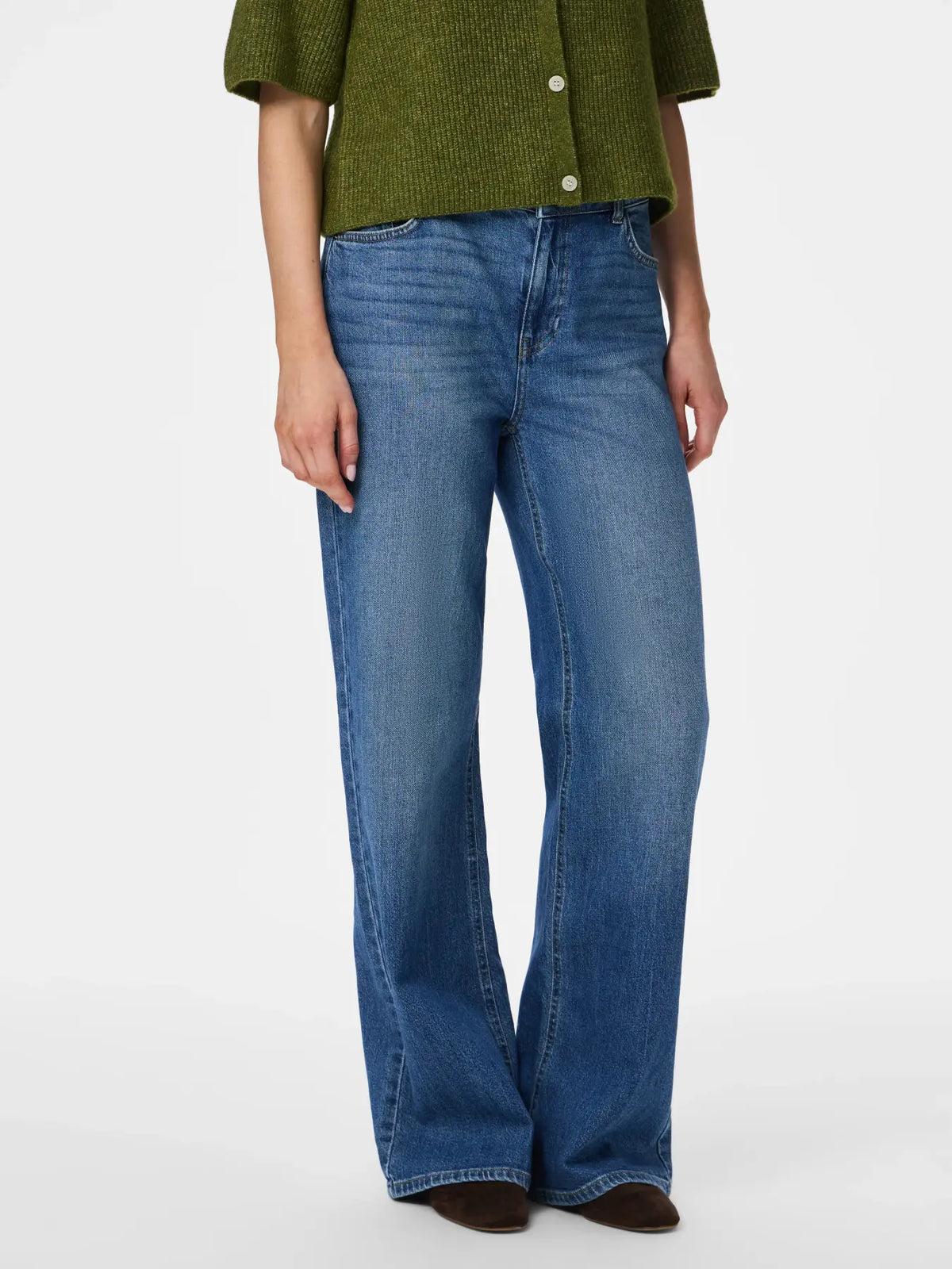 Jeans Silke MW Wide Leg - PIECES