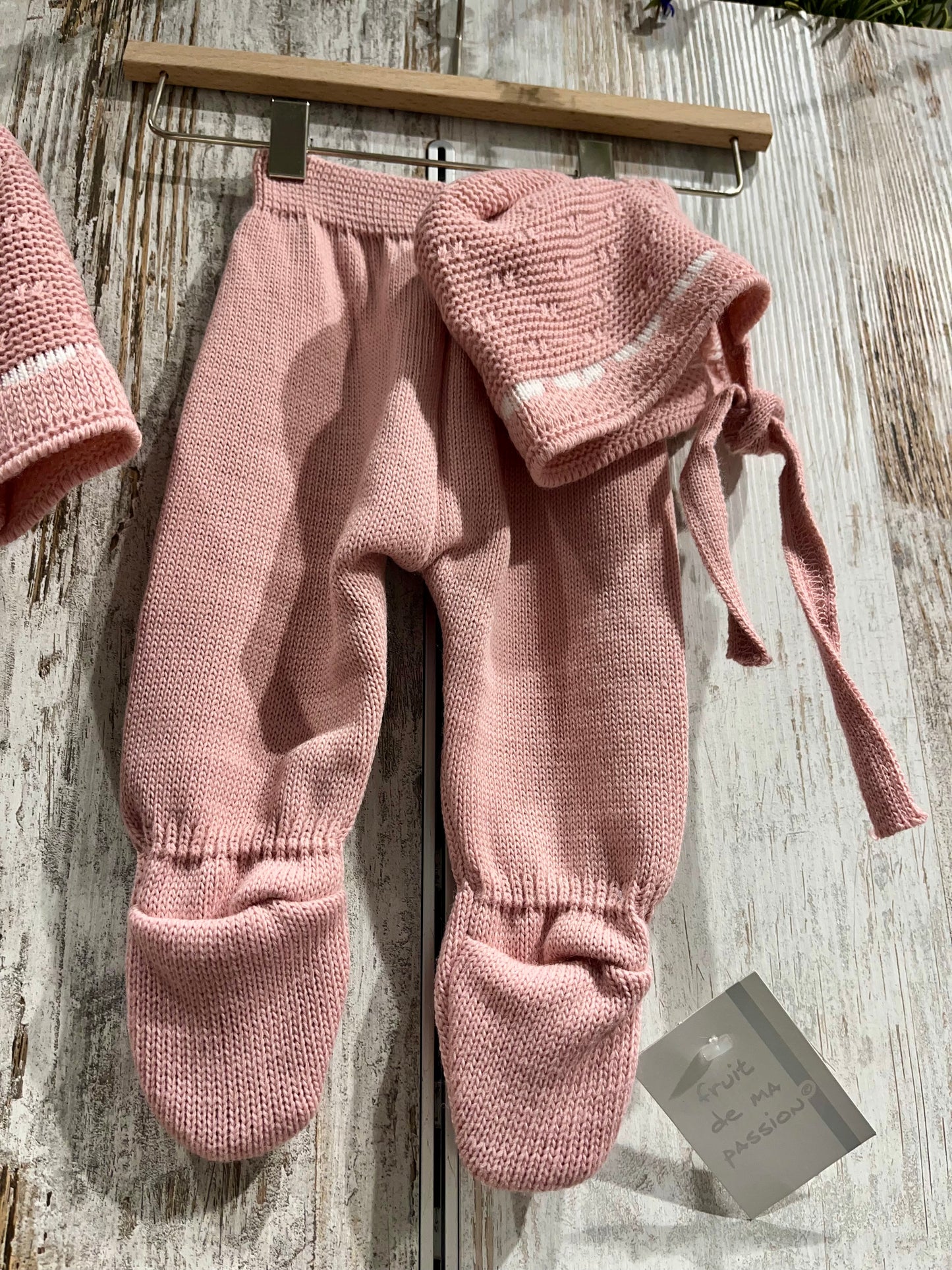 Set 3 pezzi rosa antico - Fruit de ma Passion