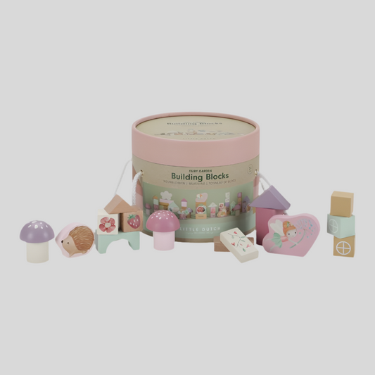 Cubetti da costruzione Fairy Garden - Little Dutch