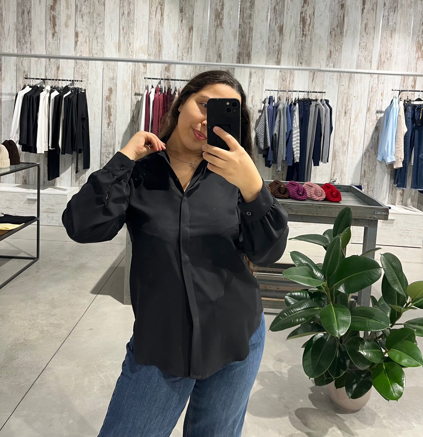 Camicia elegante nera - Altamira Milano