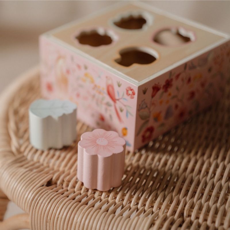 Cubo con forme ad incastro Fairy Garden - Little Dutch