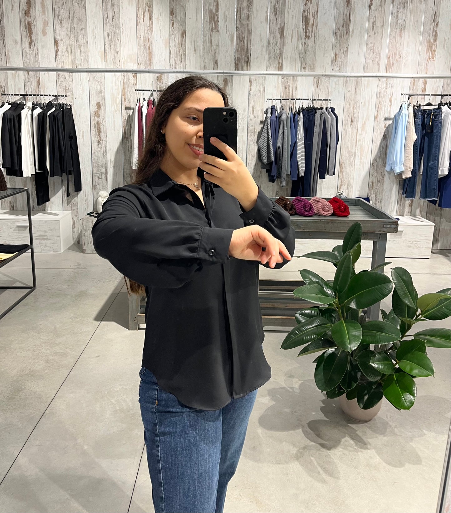 Camicia elegante nera - Altamira Milano