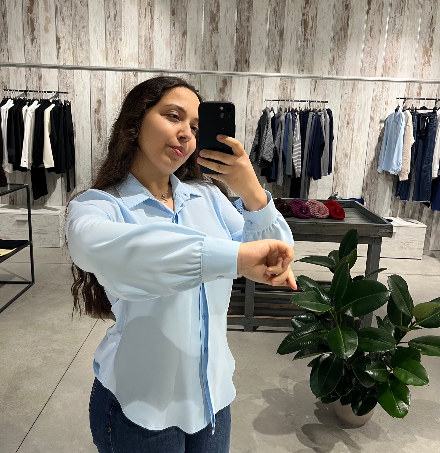 Camicia elegante celeste - Altamira Milano