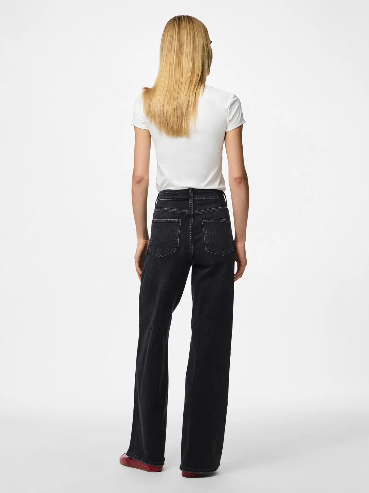 Jeans Silke MW Wide Leg - PIECES
