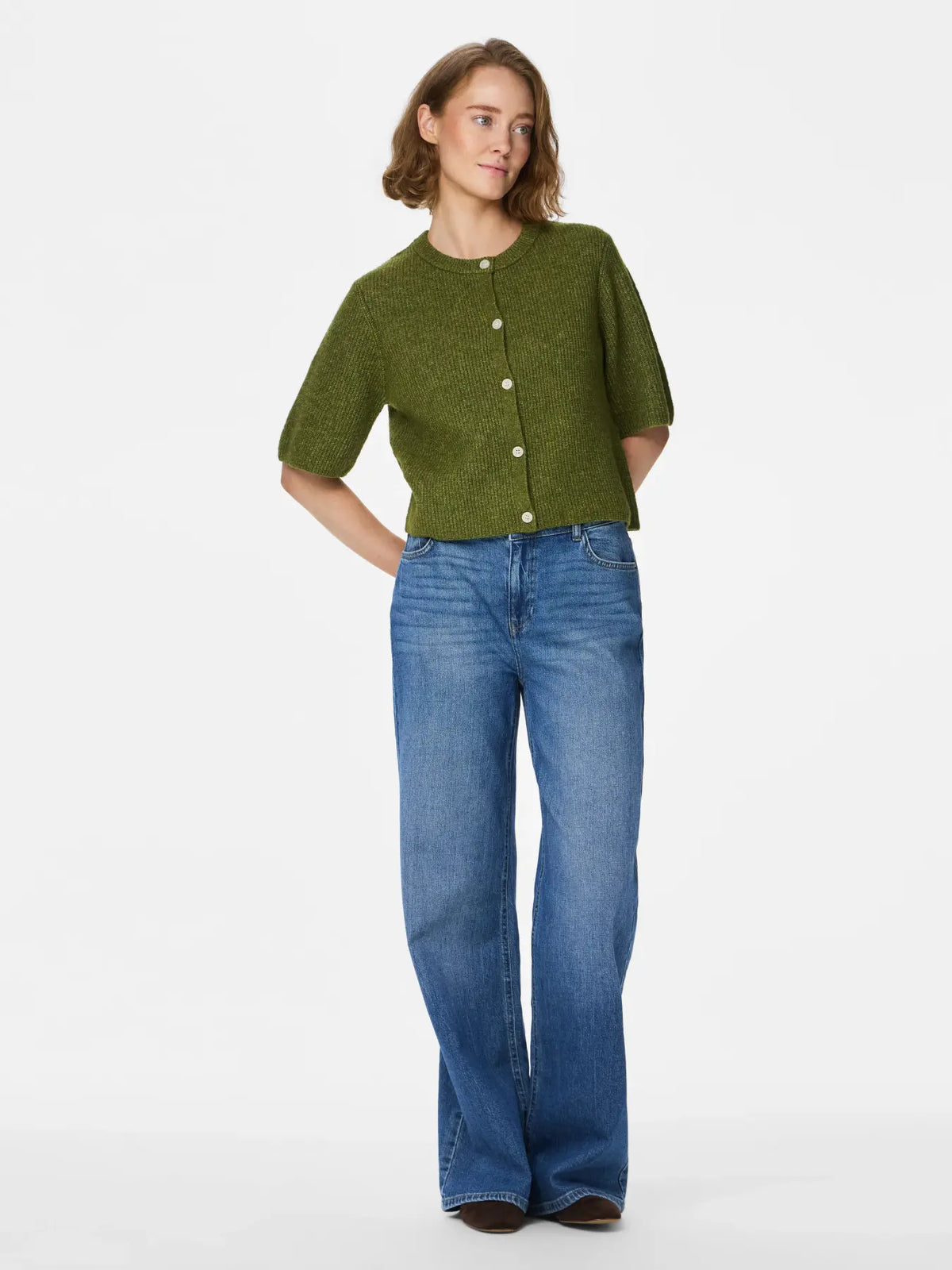 Jeans Silke MW Wide Leg - PIECES