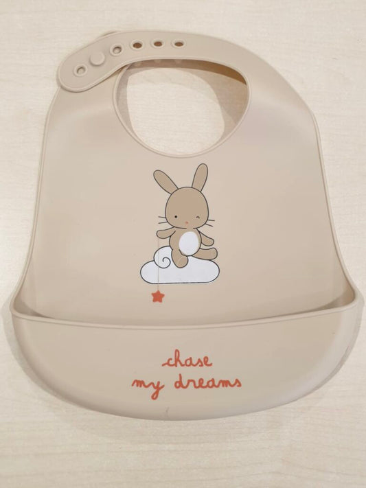 Bavaglino beige in silicone - Ellepi