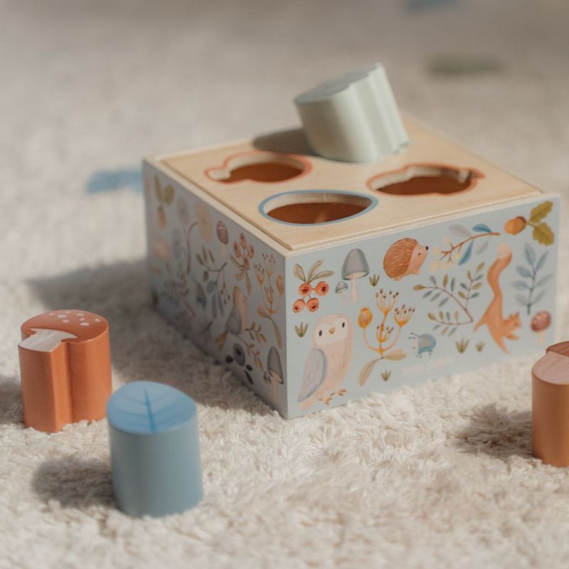 Cubo con forme ad incastro Forest Friends- Little Dutch