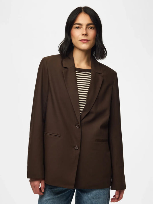 Blazer marrone Bosella - Pieces