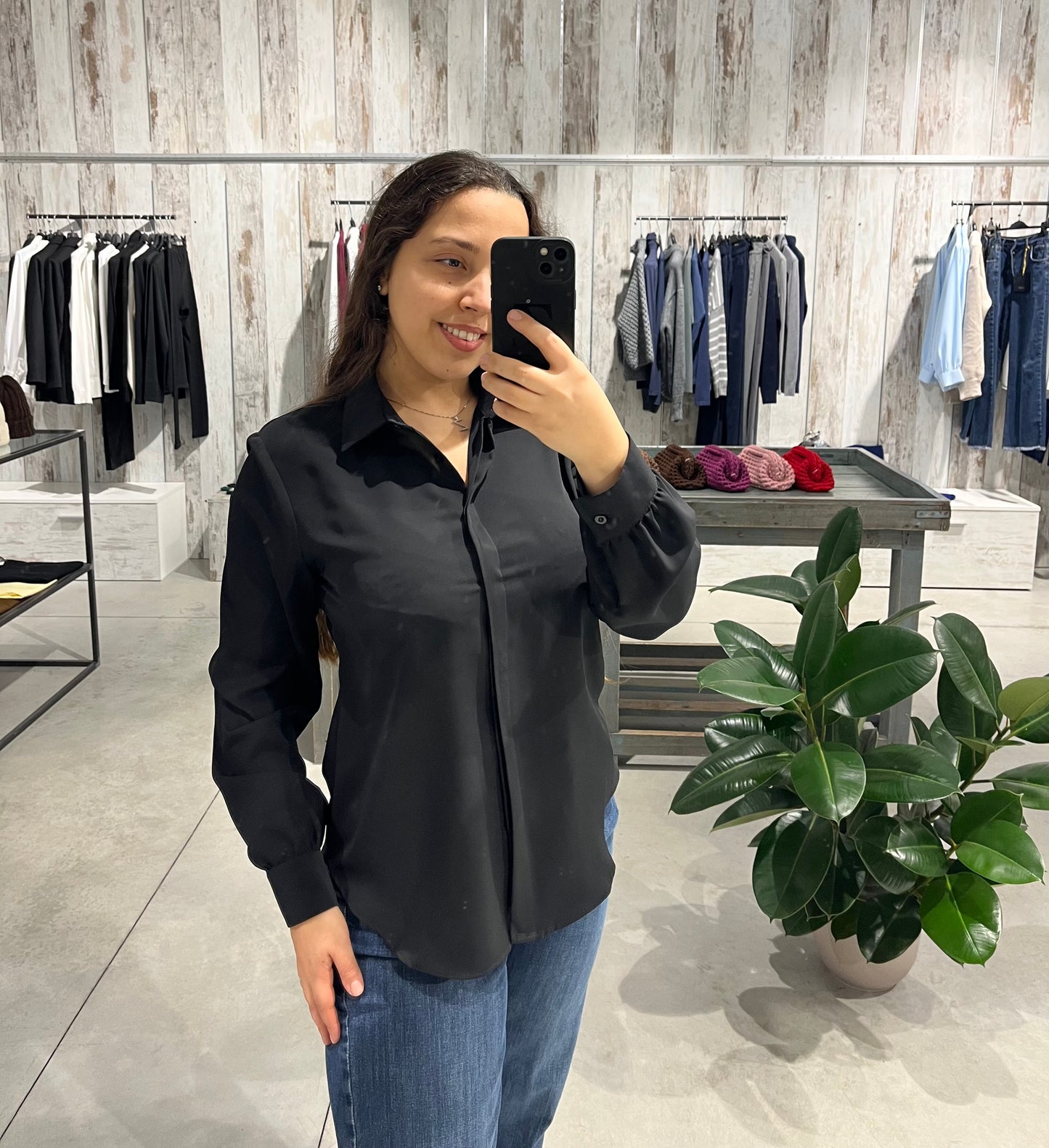 Camicia elegante nera - Altamira Milano