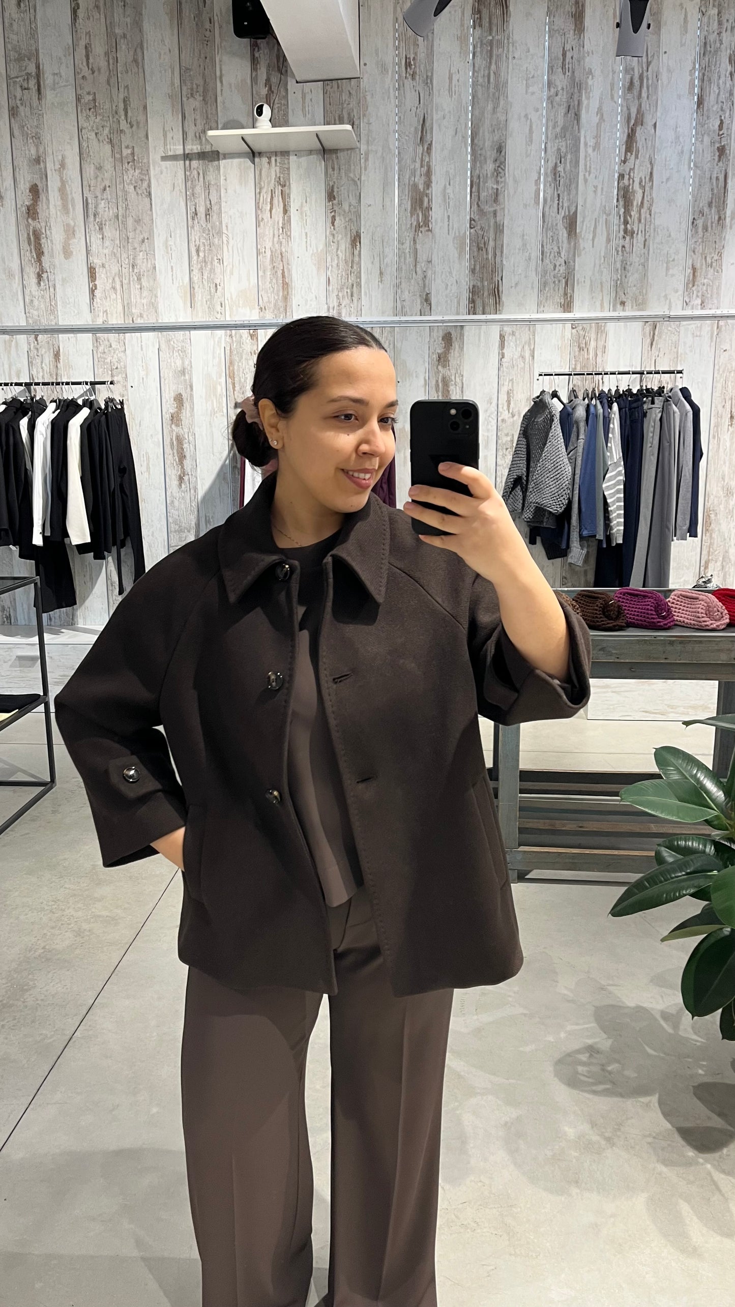 Cappotto corto moro - Altamira Milano