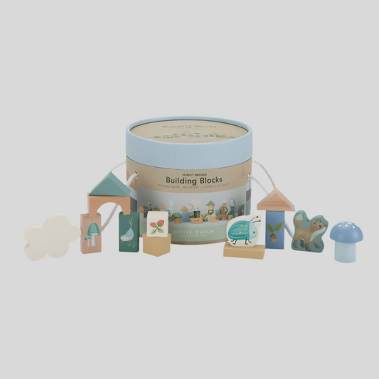 Cubetti da costruzione Forest Friends- Little Dutch