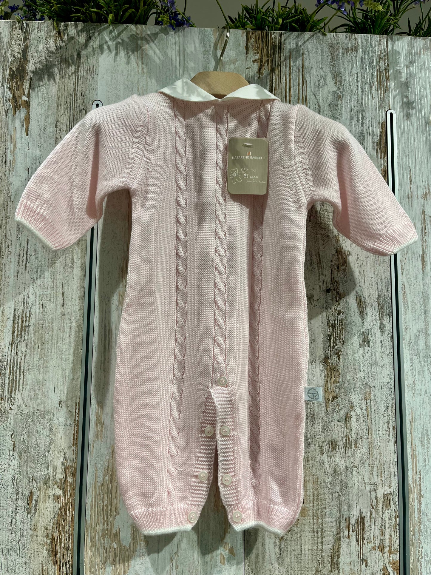 Tutina rosa in maglia - Nazareno Gabrielli