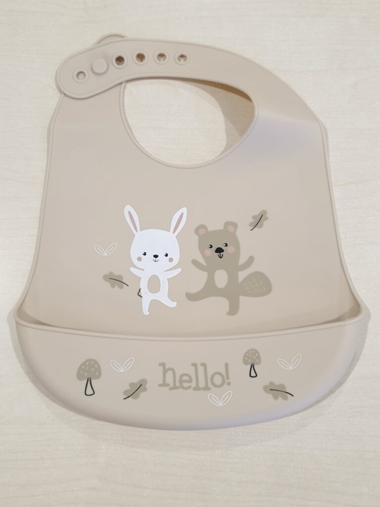 Bavaglino beige in silicone - Ellepi