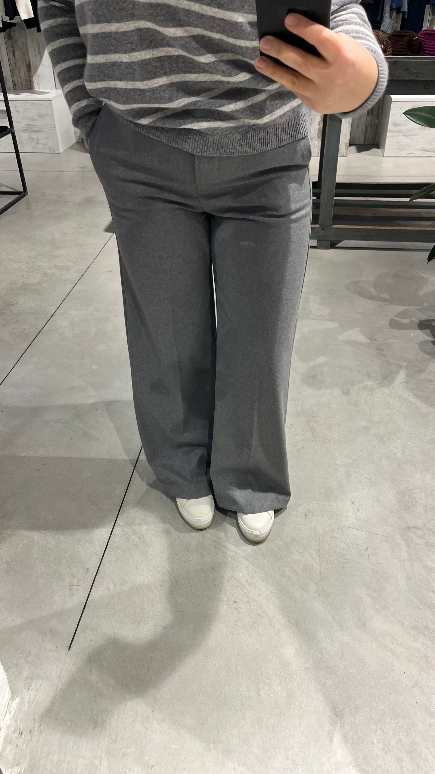 Pantalone palazzo grigio - Altamira Milano