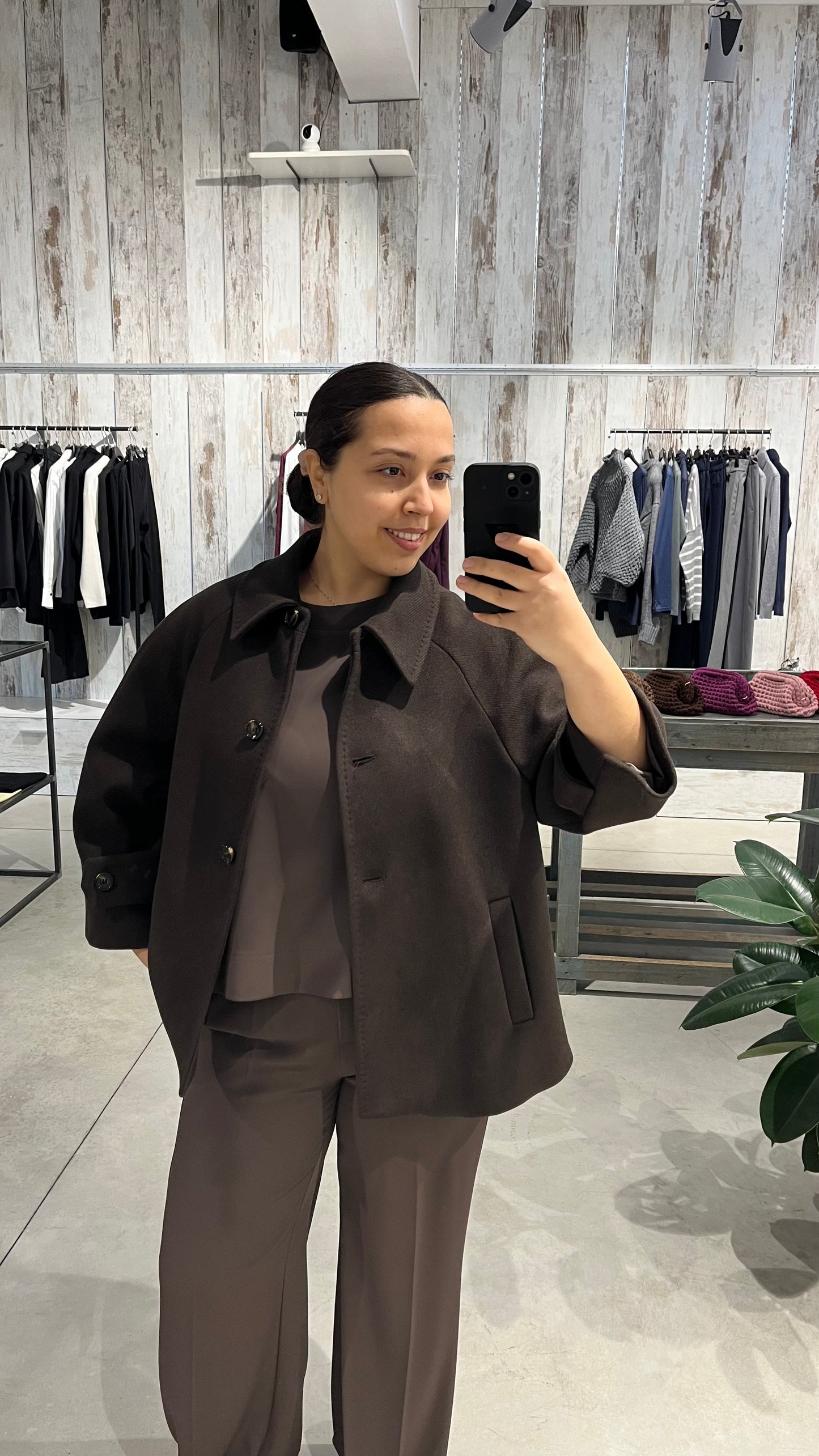 Cappotto corto moro - Altamira Milano