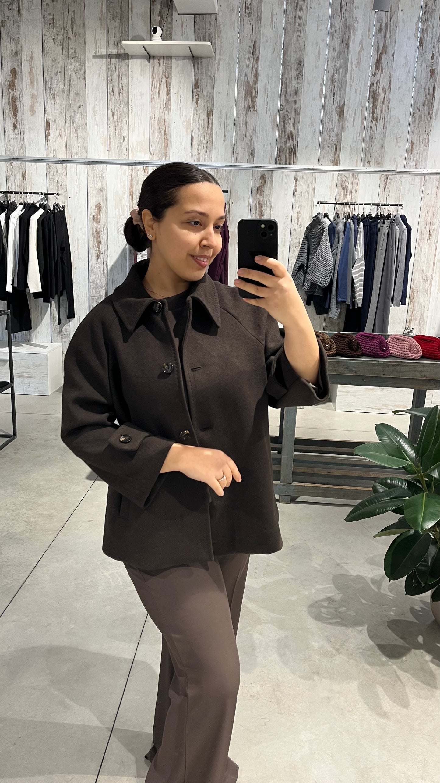 Cappotto corto moro - Altamira Milano