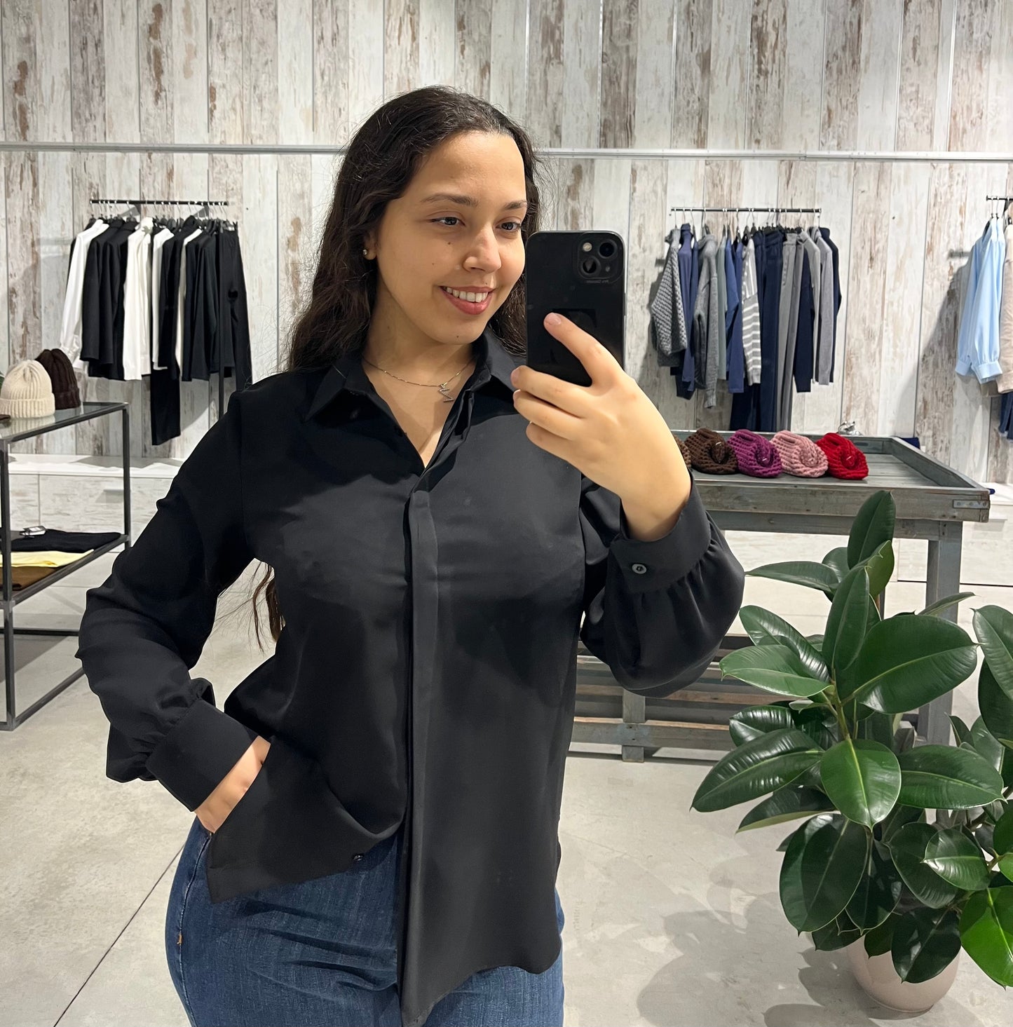 Camicia elegante nera - Altamira Milano