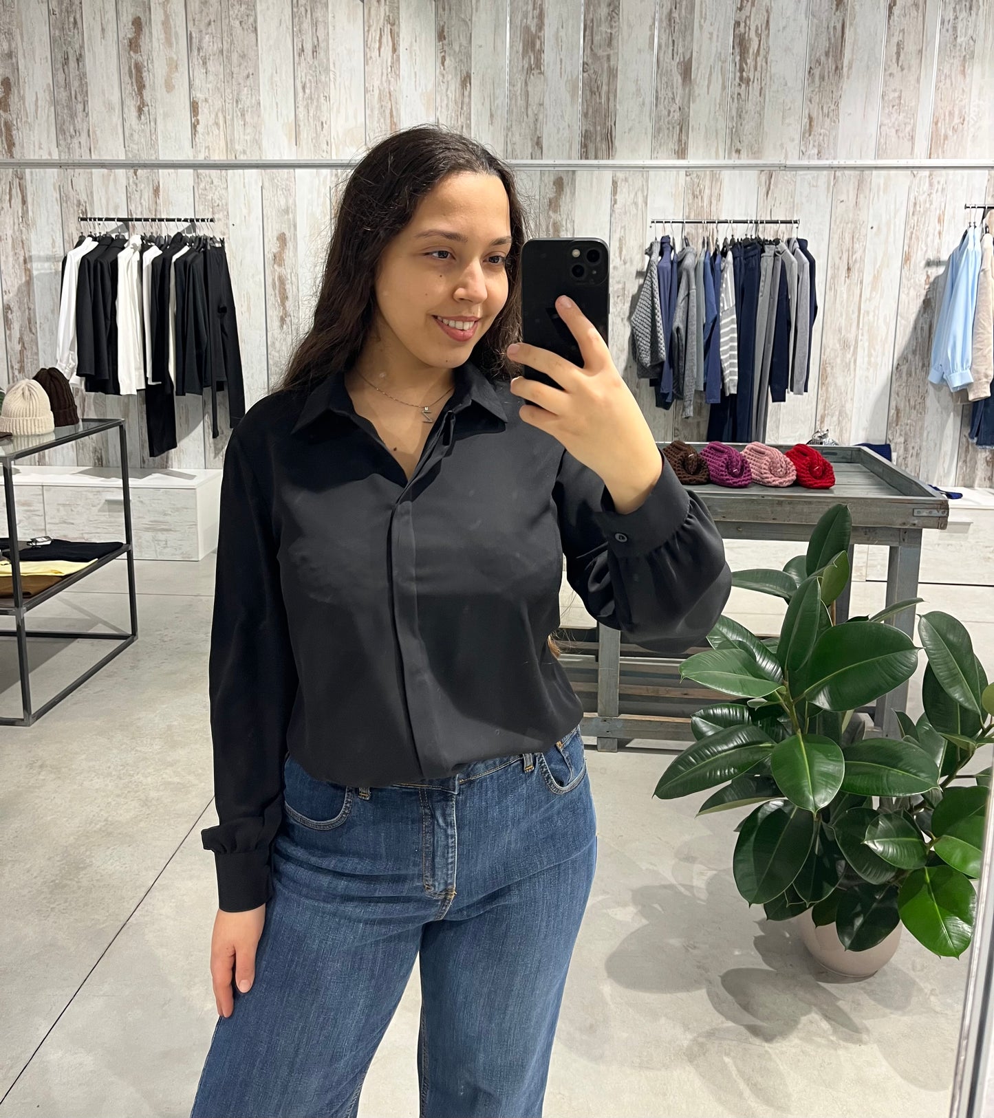 Camicia elegante nera - Altamira Milano