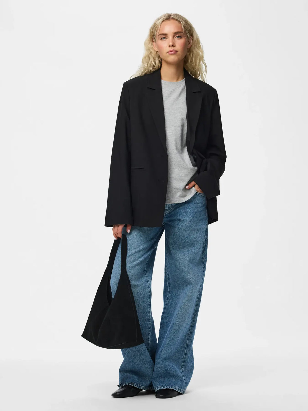 Blazer nero Bosella - Pieces