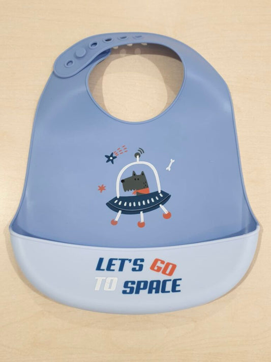 Bavaglino azzurro in silicone - Ellepi
