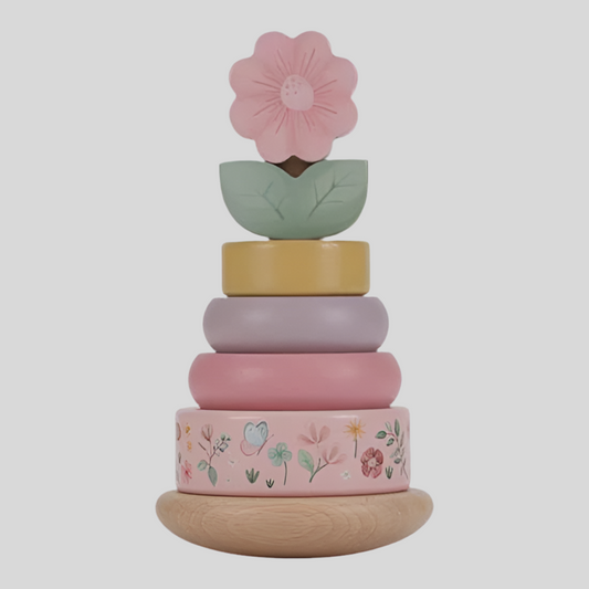 Anelli impilabili in legno Fairy Garden - Little Dutch