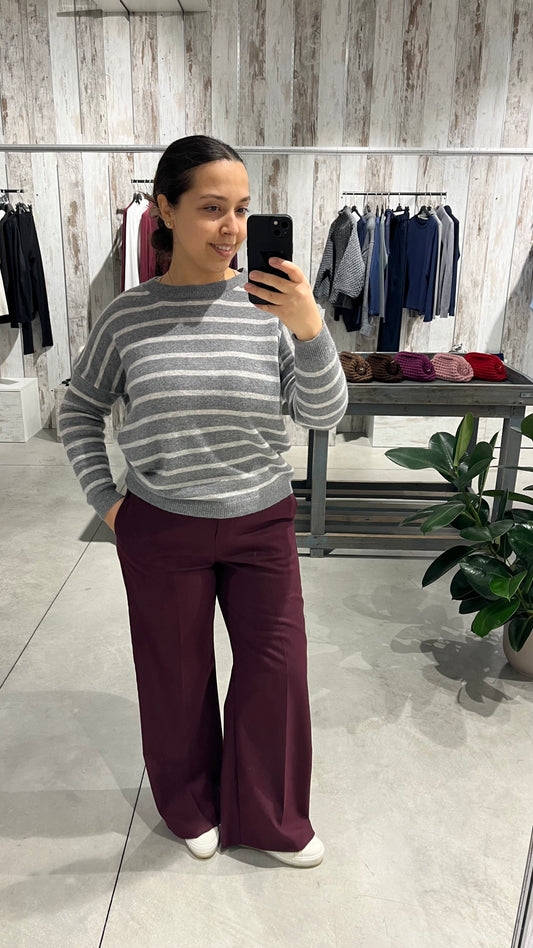 Pantalone palazzo bordeaux - Altamira Milano