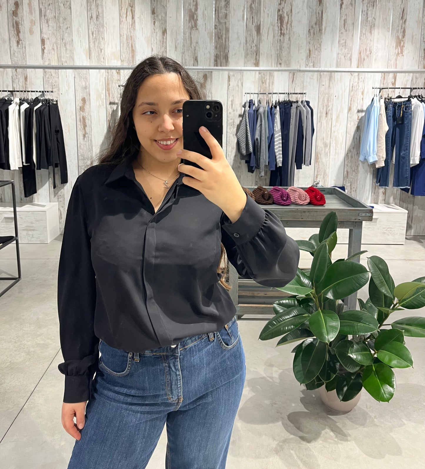 Camicia elegante nera - Altamira Milano